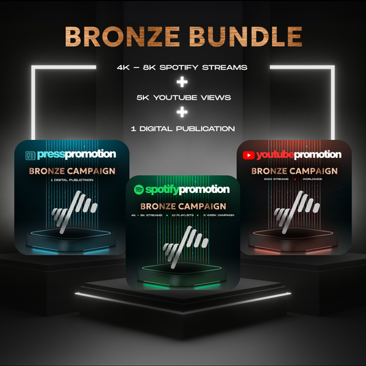 Bronze Bundle (Spotify + Youtube + Blog feature)